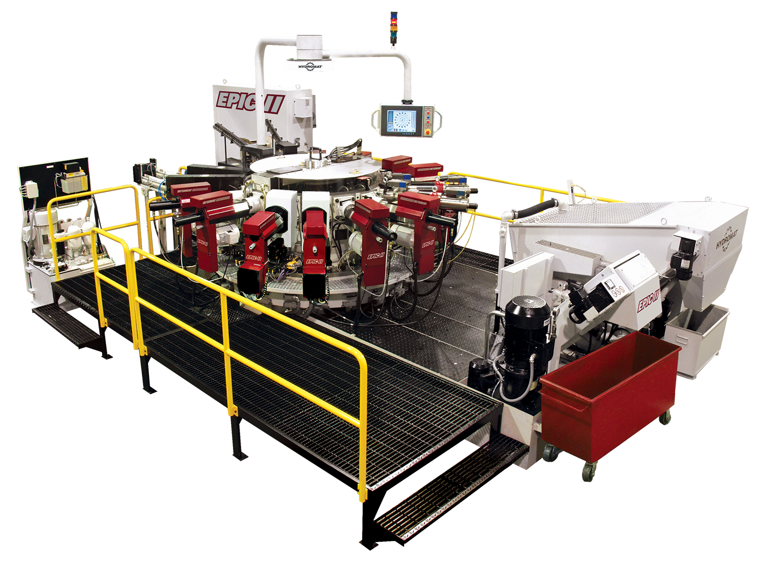 Hydromat EPIC II Indexing Chuck Rotary Transfer Machine Hydromat EPIC II Indexing Chuck Rotary Transfer Machine image